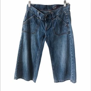 GAP 1969 Limited Edition Wide Leg Capri Jean Sz 1